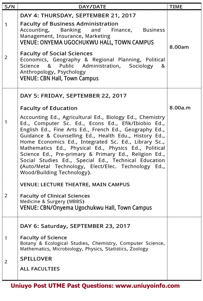2017-18-uniuyo-post-utme-screening-form-is-out-uniuyo-screening-2017